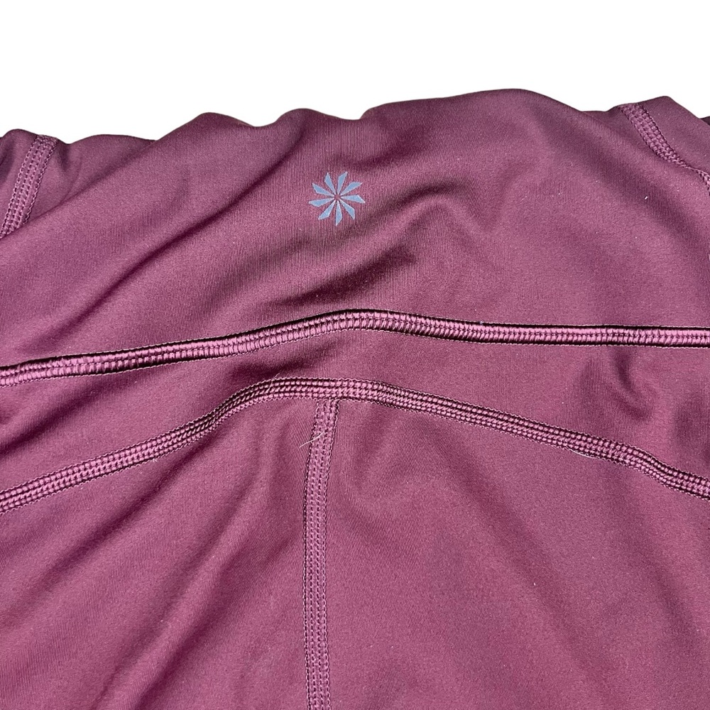 Athleta women’s plum purple ankle length athletic leggings ST - Picture 6 of 10